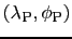 $ ({\lambda_{}}_{\rm P}, \phi_{\rm P})$