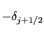 $\displaystyle \left( \frac{e_{2v}} {e_{3v}} \delta_k \left[ \frac{1} {e_{3vw}} \delta_{k+1/2} \left[ v \right] \right] \right)$