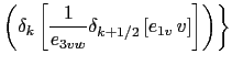 $\displaystyle \biggl. + \delta_{j+1/2}$