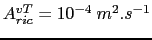 $ A_{ric}^{vT} = 10^{-4} m^2.s^{-1}$